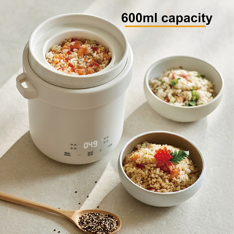 Slow Cooker Ceramic - Mini Rice Cooker Ceramic Non-stick Electric