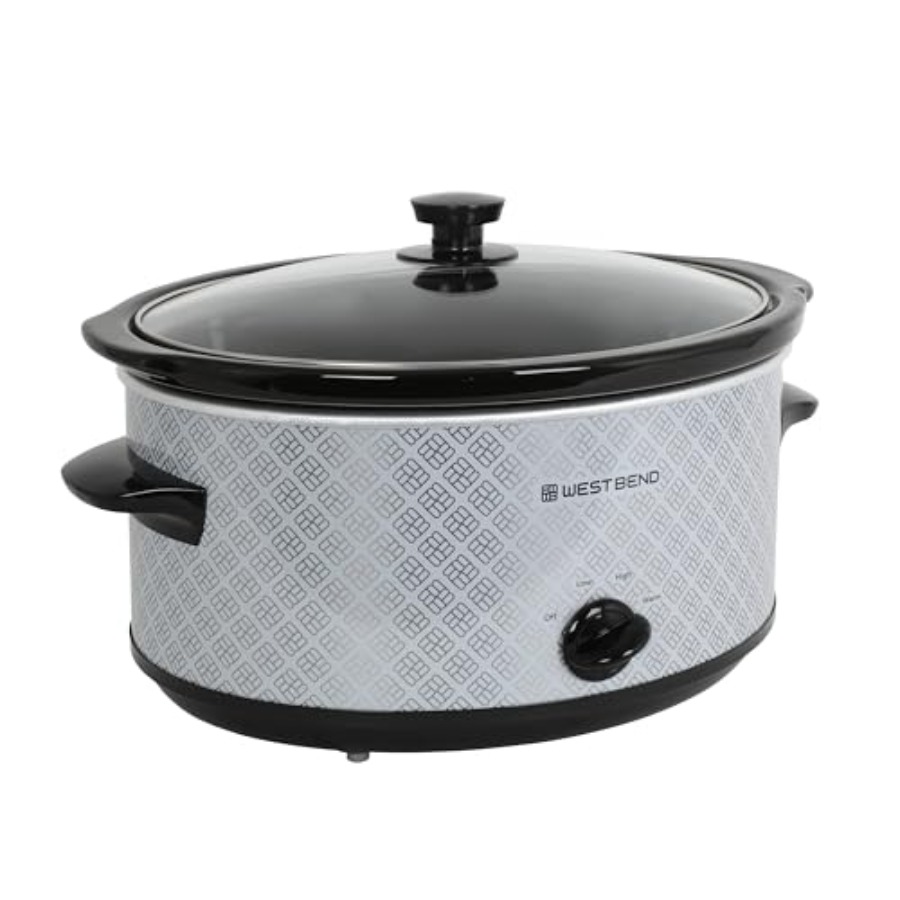 Slow Cooker Ceramic - Slow Cooker 6-Quart Manual Crockery Style