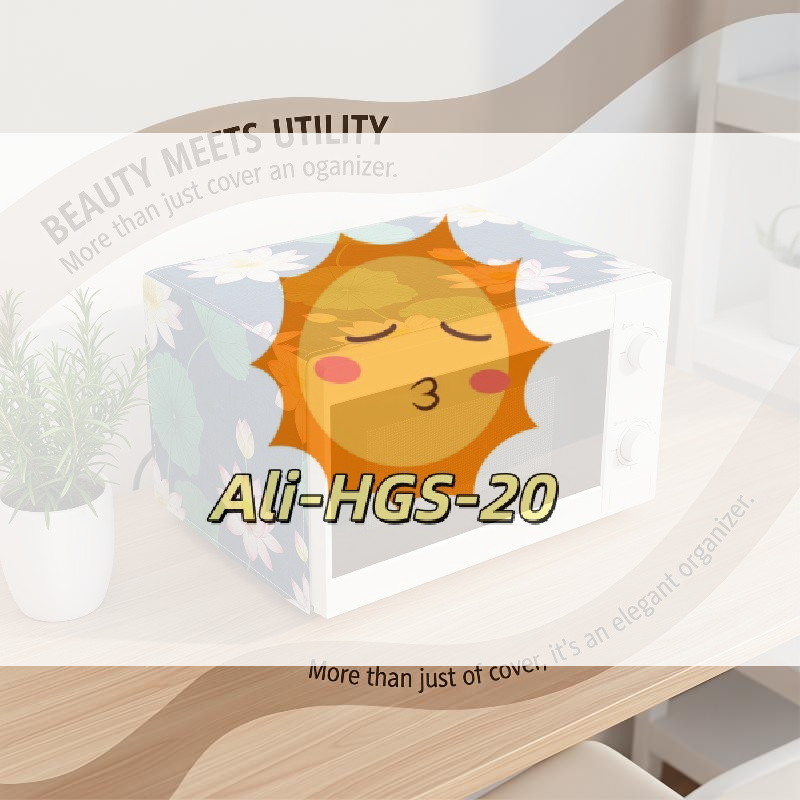 Kitchen Appliances Rental - Printed Microwave Oven Dust Cover Waterproof