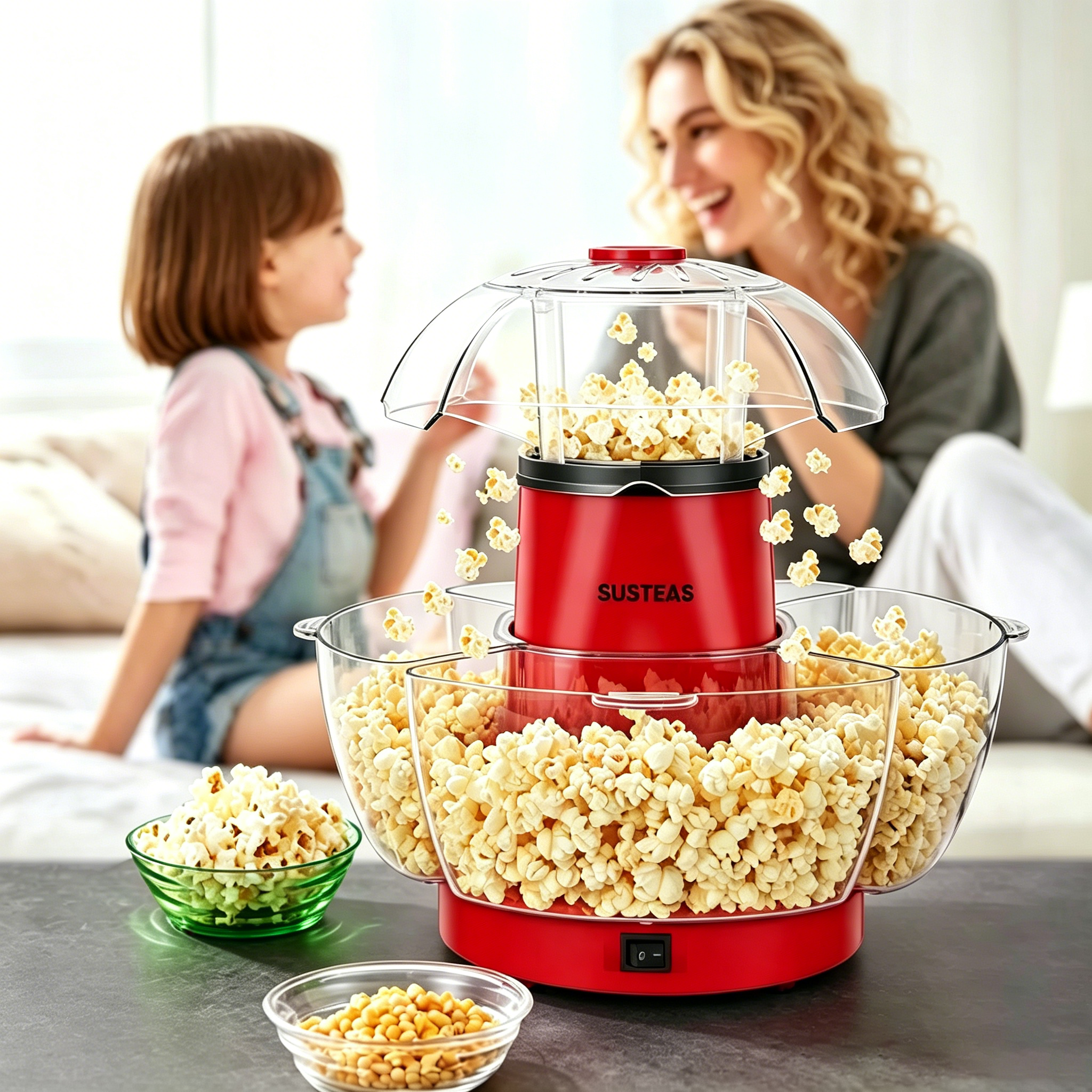1200W Electric Hot Air Popcorn - Air Popcorn Maker reseña y precio