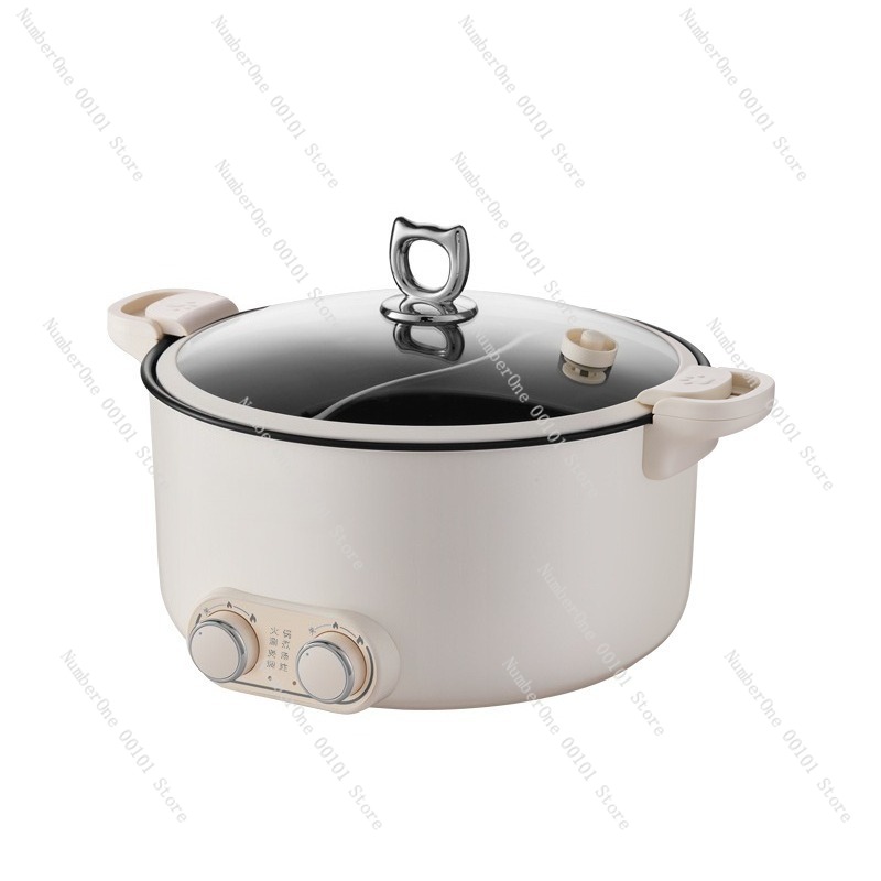 6L 8L Double Pot Electric Hot  - Kitchen Appliances Home reseña y precio