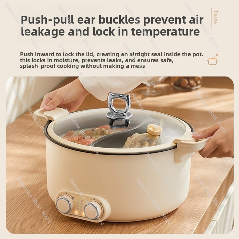 6L 8L Double Pot Electric Hot  - Kitchen Appliances Home reseña y precio