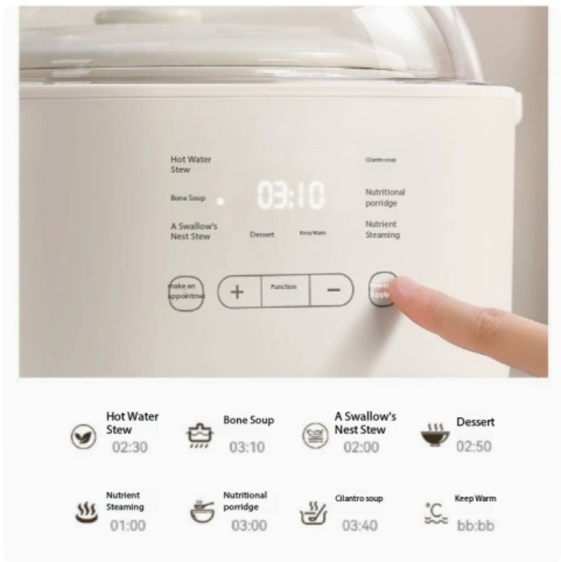 4.5L Automatic Ceramic Water S - Slow Cooker Ceramic reseña y precio