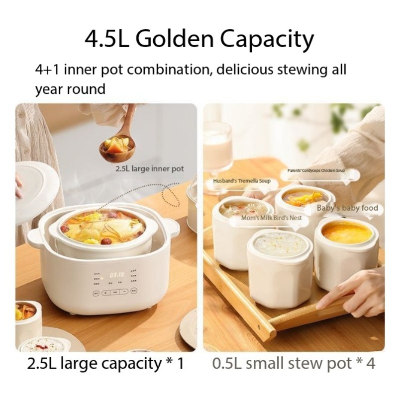 4.5L Automatic Ceramic Water S - Slow Cooker Ceramic reseña y precio