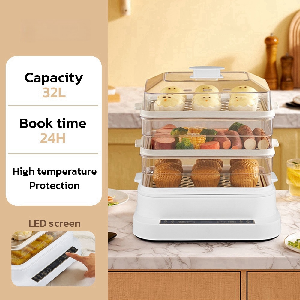 32L Smart Electric Steamer - 3 - Kitchen Appliances Home reseña y precio