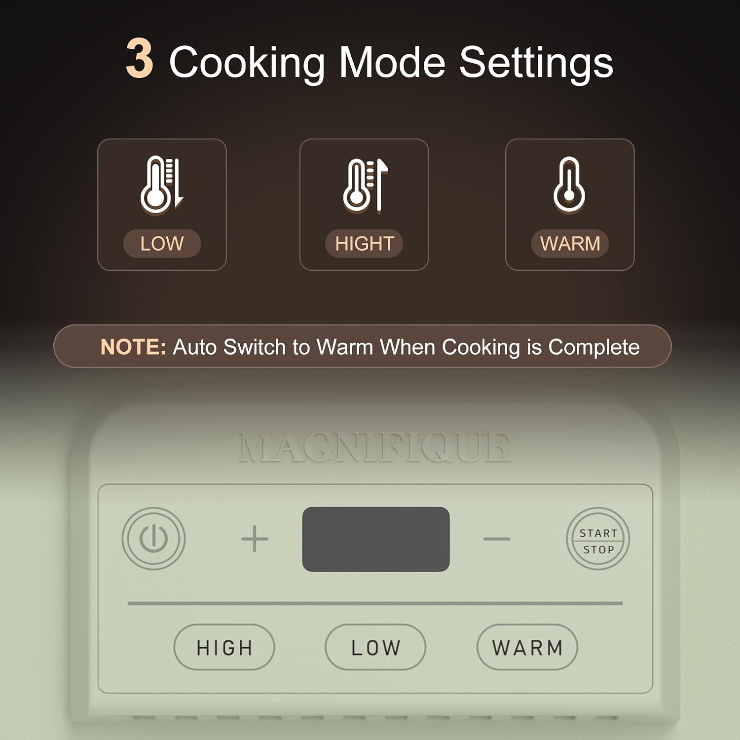 4 Quart Digital Slow Cooker, C - Slow Cooker Ceramic reseña y precio