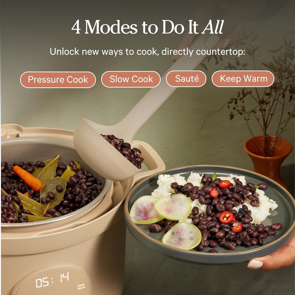 6 Qt Ceramic Nonstick Multicoo - Slow Cooker Ceramic reseña y precio