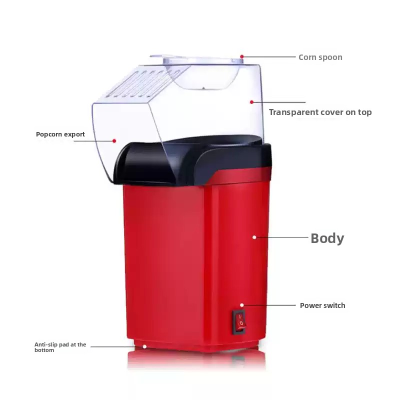 Oil-free air Corn machine,Pipo - Air Popcorn Maker reseña y precio