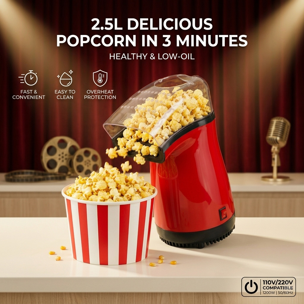 Summer Pool Party Popcorn Make - Air Popcorn Maker reseña y precio