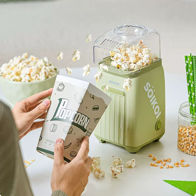 Mini Popcorn Maker Machine for - Air Popcorn Maker reseña y precio