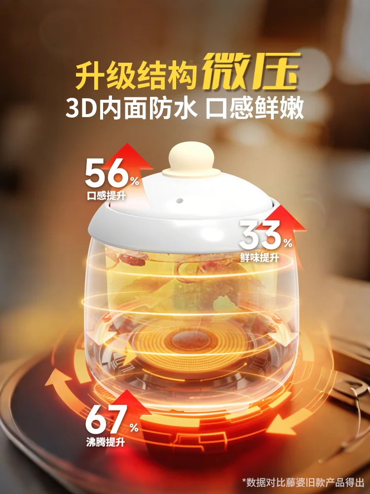 220V Tengpo Electric Slow Cook - Slow Cooker Ceramic reseña y precio