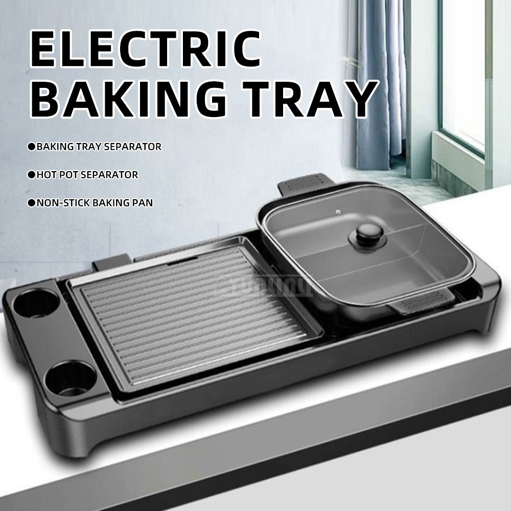 Electric Barbecue Hotpot Stove - Kitchen Appliances For Cooking reseña y precio