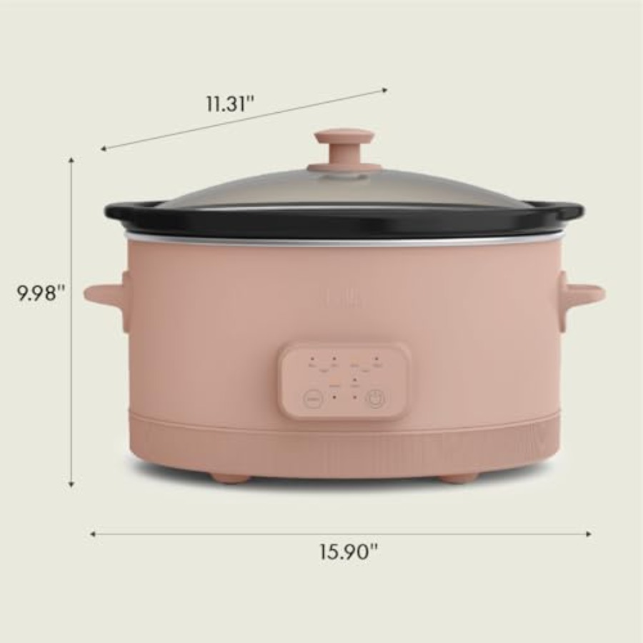 6.0 Qt Programmable Slow Cooke - Slow Cooker Ceramic reseña y precio