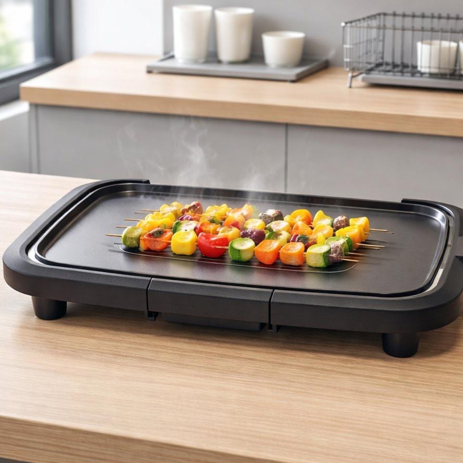 Tabletop Grill Pan Large Cooki - Kitchen Appliances For Cooking reseña y precio