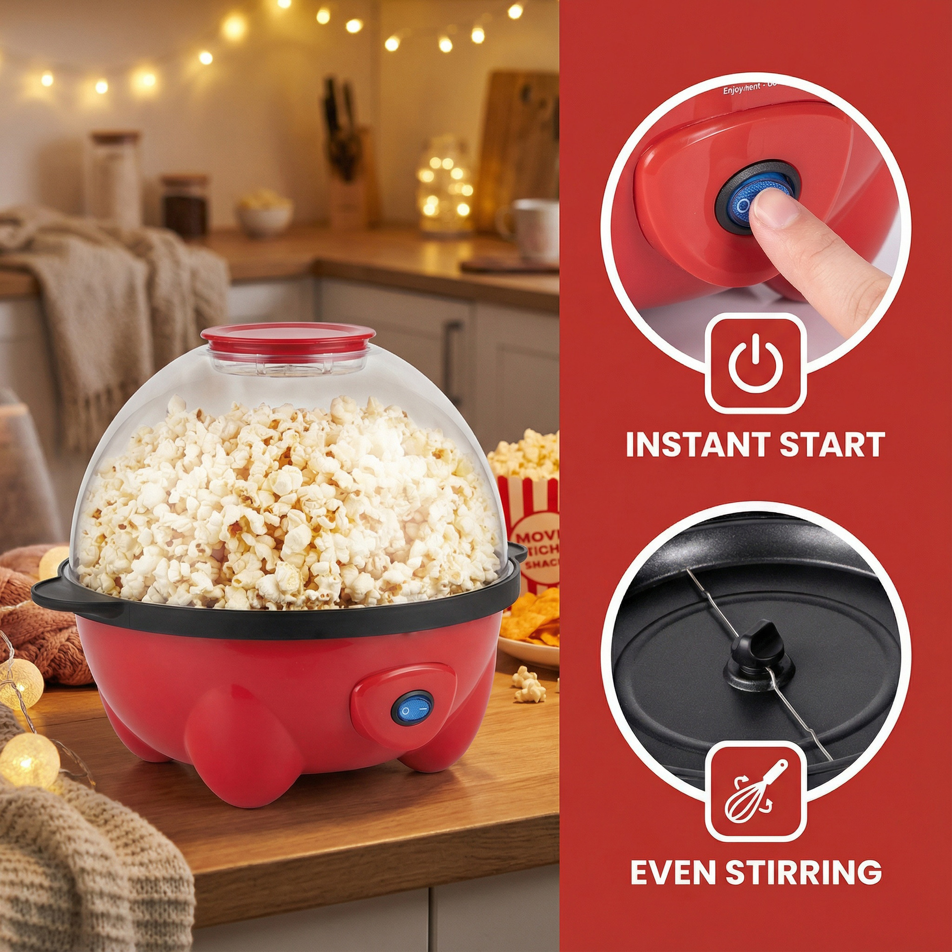 Export European Standard House - Air Popcorn Maker reseña y precio