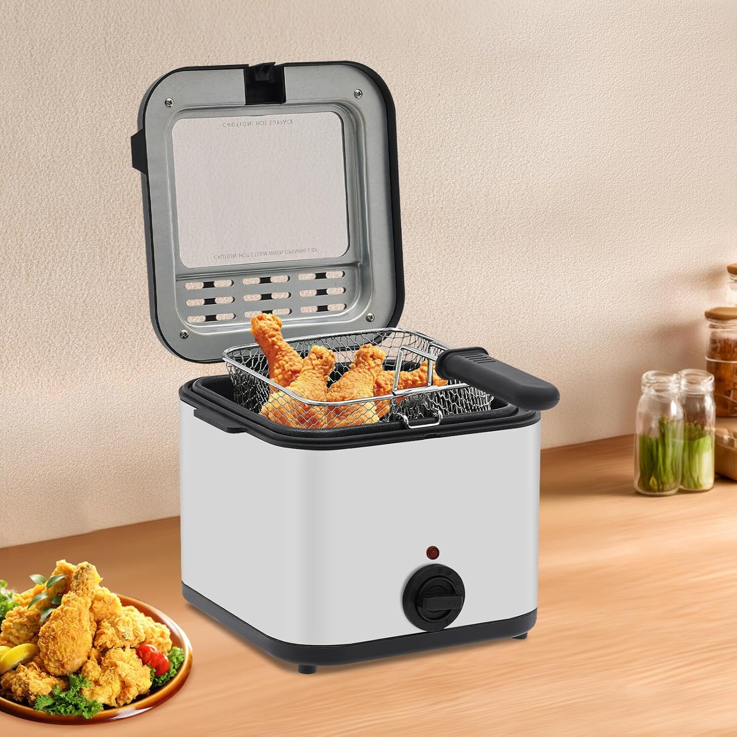 Countertop Electric Deep Fryer - Kitchen Appliances Home reseña y precio