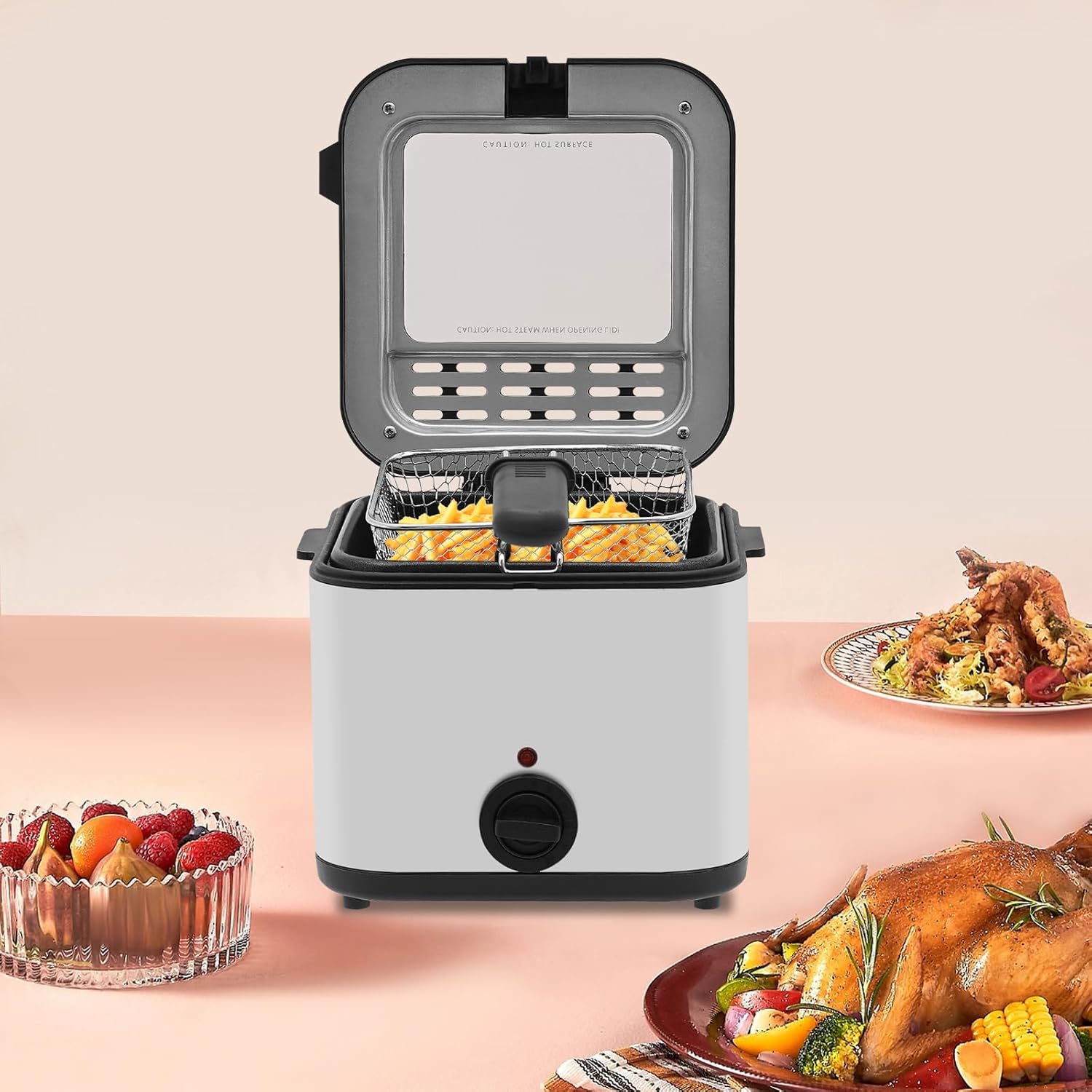 Countertop Electric Deep Fryer - Kitchen Appliances Home reseña y precio
