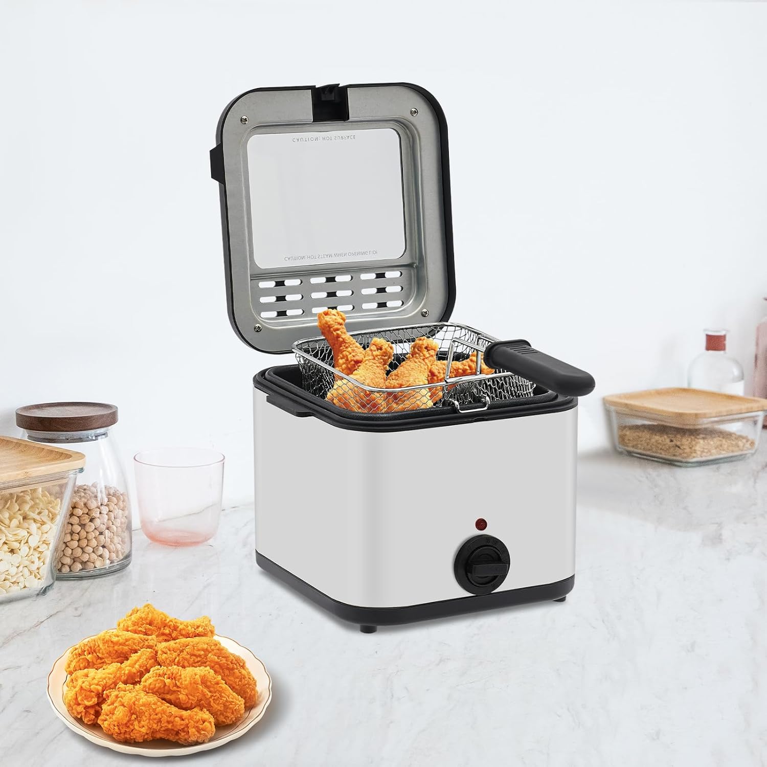 Countertop Electric Deep Fryer - Kitchen Appliances Home reseña y precio