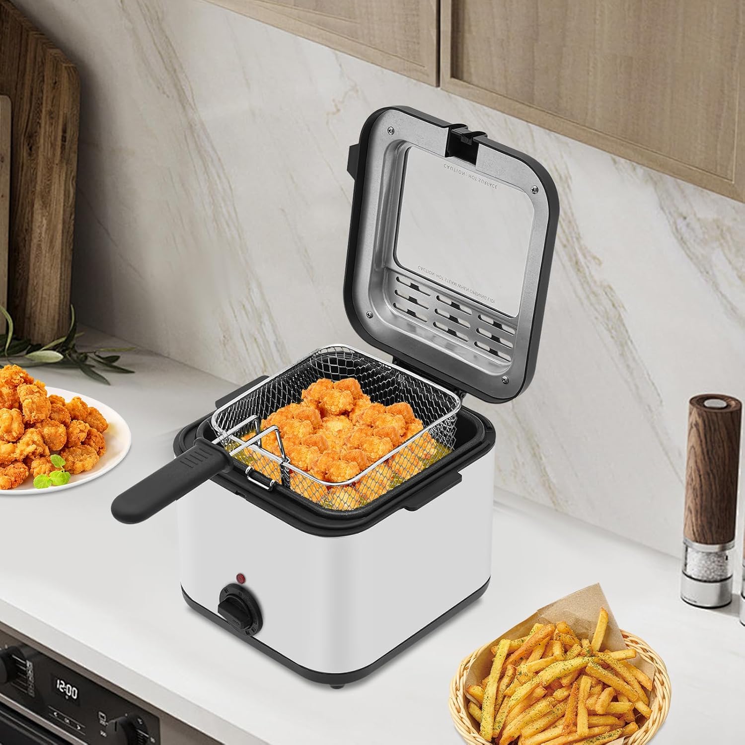 Countertop Electric Deep Fryer - Kitchen Appliances Home reseña y precio