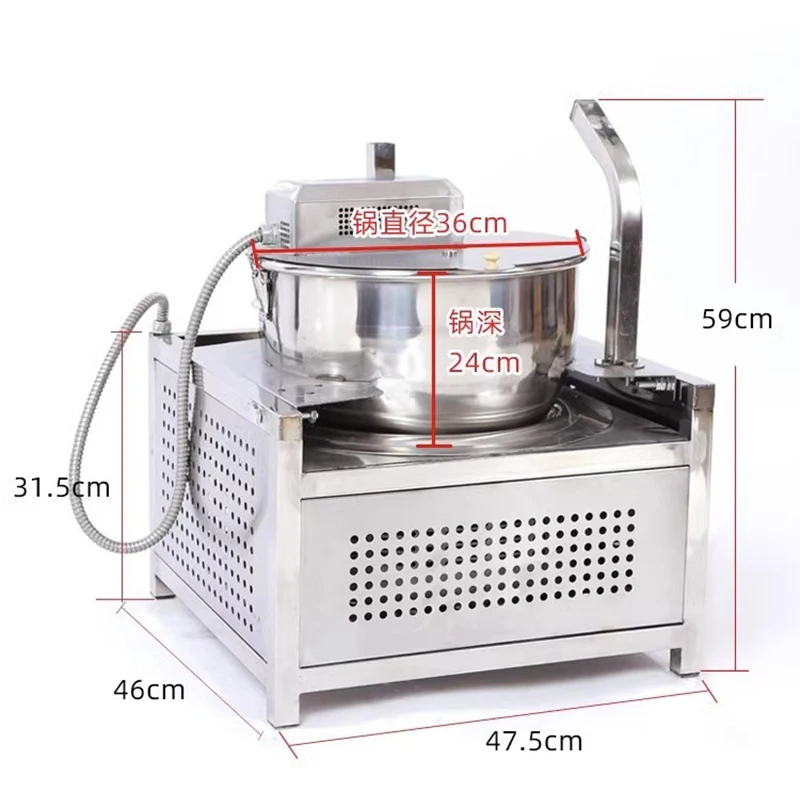 Gas/Electromagnetic Heating Fu - Air Popcorn Maker reseña y precio