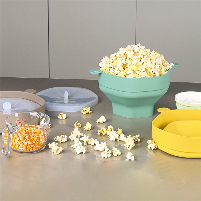 Silicone Microwave Popcorn Bow - Air Popcorn Maker reseña y precio
