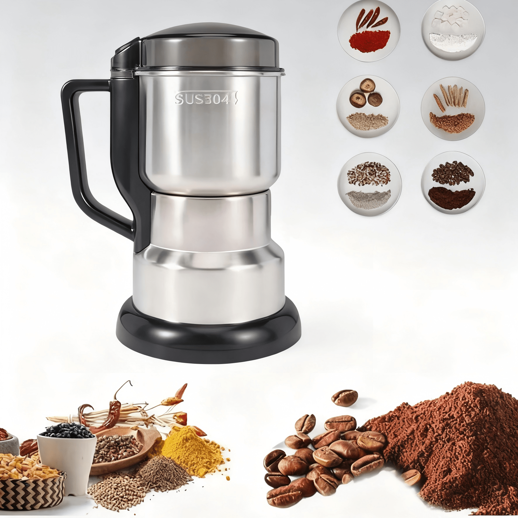Manual Stainless Steel Grain G - Kitchen Appliances For Cooking reseña y precio