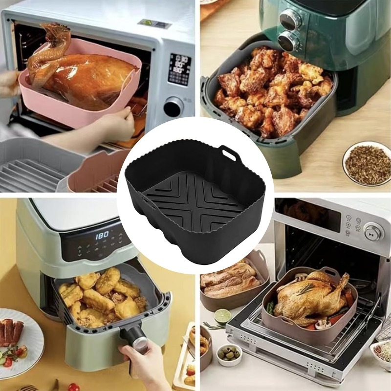Reusable Silicone Air Fryer Li - Kitchen Appliances For Cooking reseña y precio